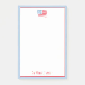 Post-it® Red, White and Blue Family Notepad