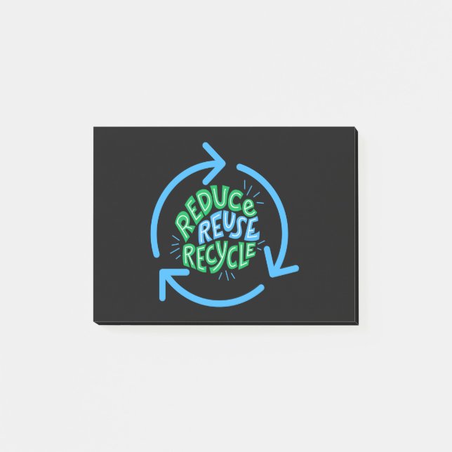 Post-it® Réduire Réutiliser Recycler Environnement (Devant)