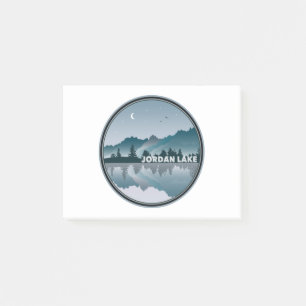 Post-it® Reflet du lac Jordan en Caroline du Nord