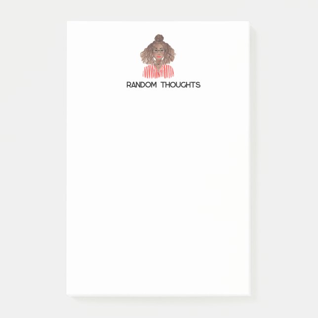 Post-it® Réflexions aléatoires Notes post-it (Devant)