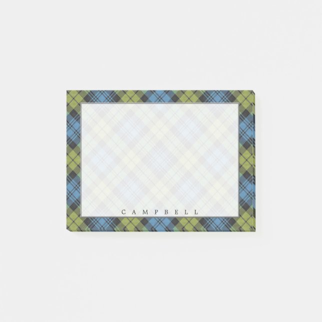 Post-it® Regal Scottish Campbell Family Tartan (Devant)