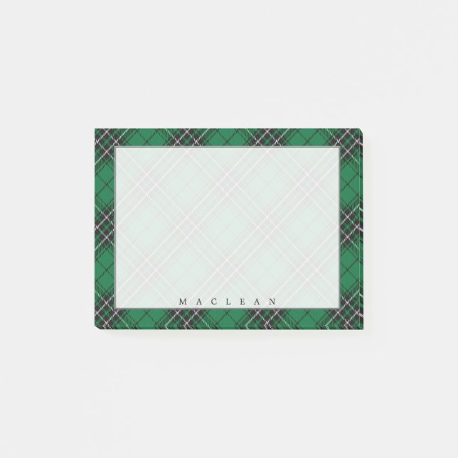Post-it® Regal Scottish Clan MacLean Chasse Tartan (Devant)