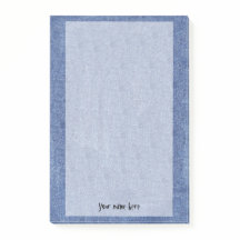 Regard de denim et votre nom