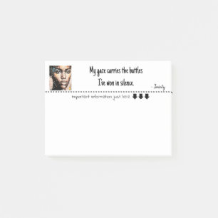 Post-it® Regard de pixel d'une férocité intense peinture