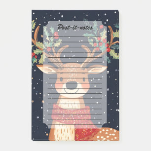 Post-it® Reindeer Starry Noël Twinkle soir