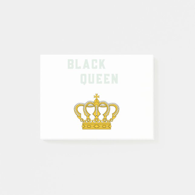 Post-it® reine noire (Devant)