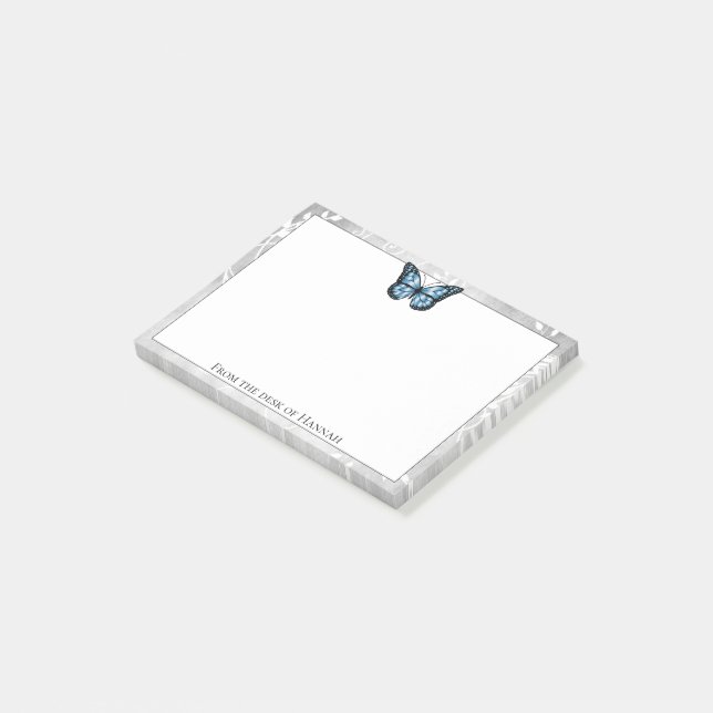 Post-it® Remarques Bleues Bleues brillantes (Incliné)