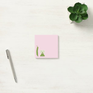 Post-it® Remerciement à Maman avec Pois et Cosse de Pois