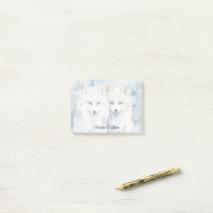 Post-it® Renard Arctique