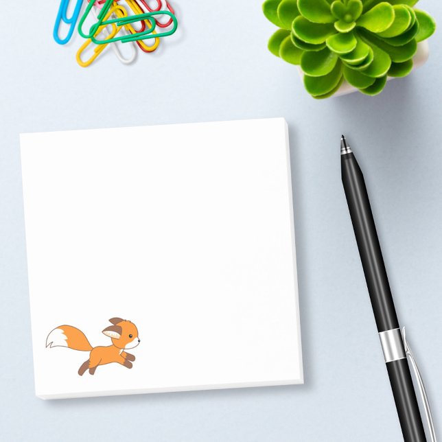 Post-it® Renard courant mignon (Créateur téléchargé)