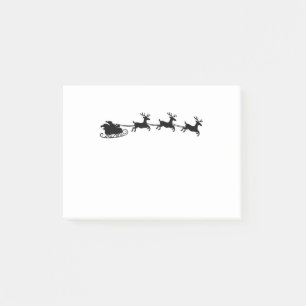 Post-it® Renne Sleigh de Père Noël