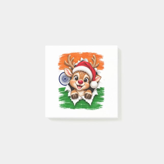 Post-it® Renneau de Noël indien (Devant)