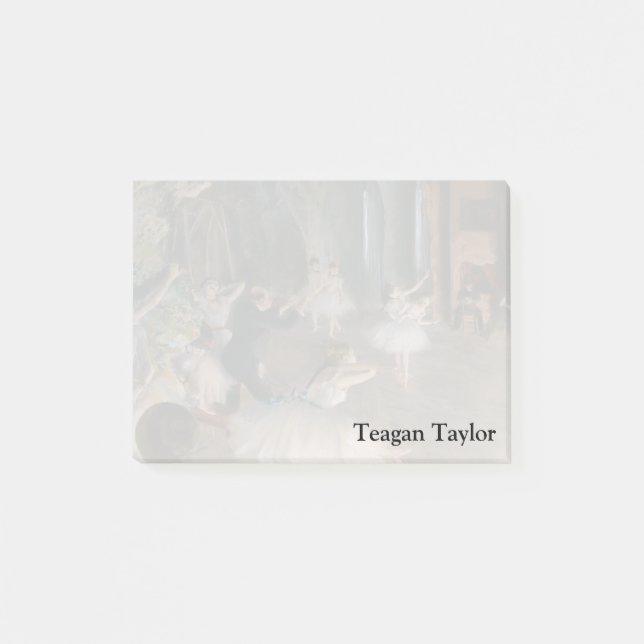 Post-it® Répétition d'étape d'Edgar Degas | (Devant)