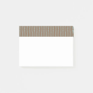Post-it® Répétition géométrique Brown