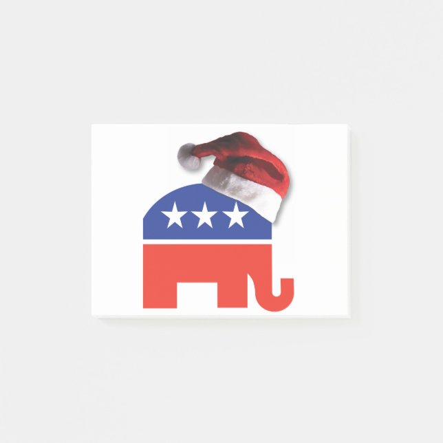 Post-it® Républicain-éléphant-XMAS (Devant)