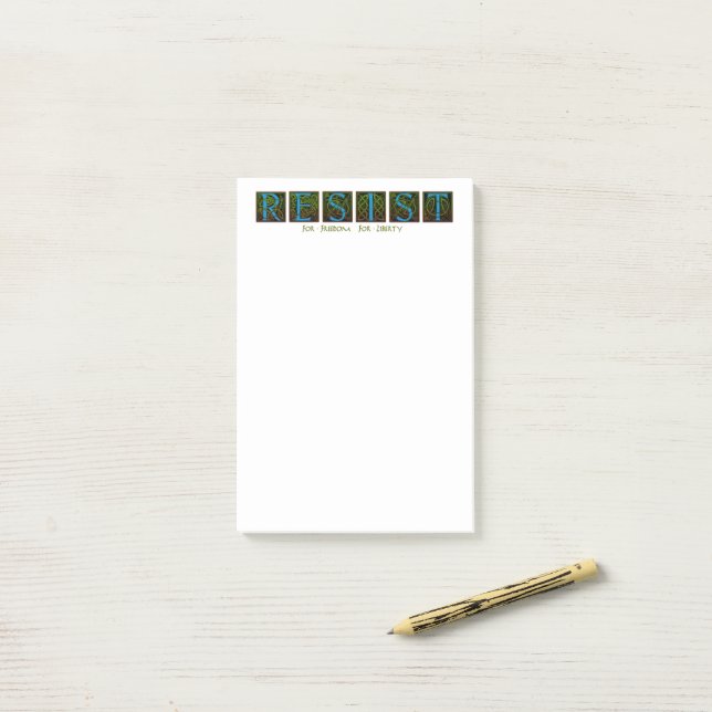 Post-it® Resist (Sur un bureau)