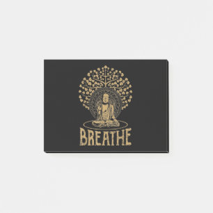 Post-it® Respire l'idée du Bouddha Yoga et méditation