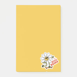 Post-it® Reste Drôle Skateboarding Daisy