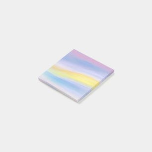 Post-it® Résumé Violet et Rayon Doré Abstrait