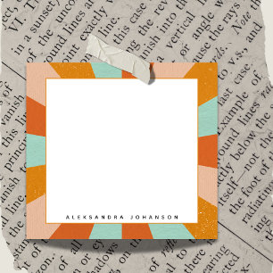 Post-it® Retro 60s les années 70 Nom Hippie Super sur perso