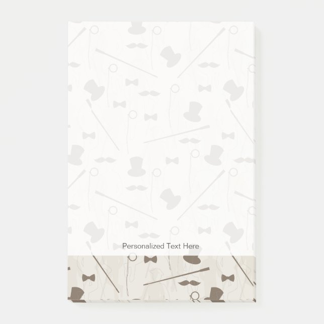 Post-it® Rétro motif pour l'homme 2 (Devant)