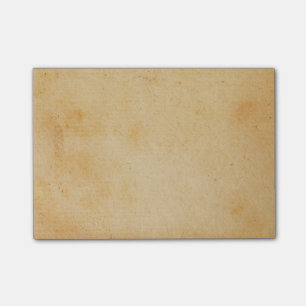 Post-it® Rétro parchemin vintage de papier Brown d'or