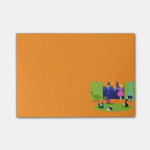 Post-it® Retro Romantic Couple Post It Notes