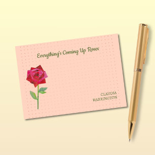 Post-it® Retro Rose Cute Funny Motivational Home Office