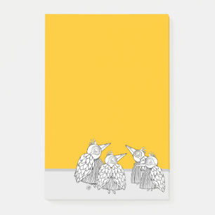 Post-it® Réunion du comité d'effacement sec des oiseaux