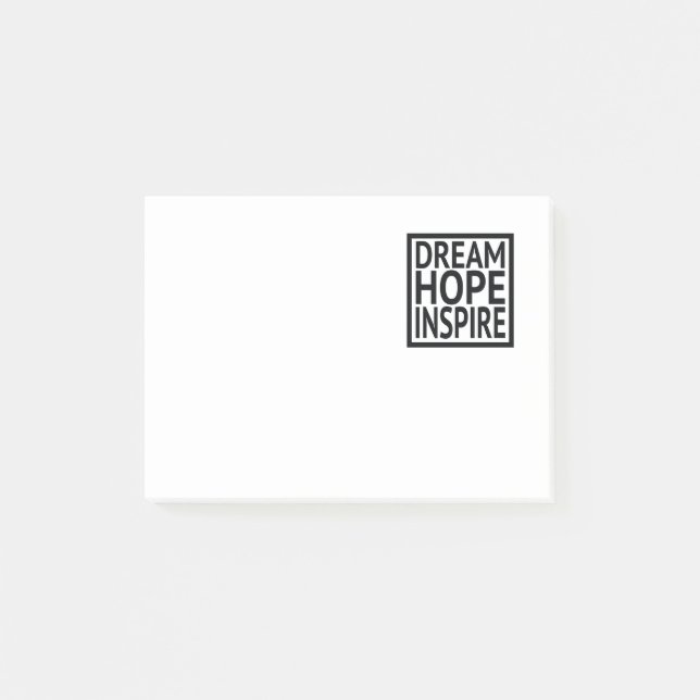 Post-it® Rêve - espoir - inspirez (Devant)