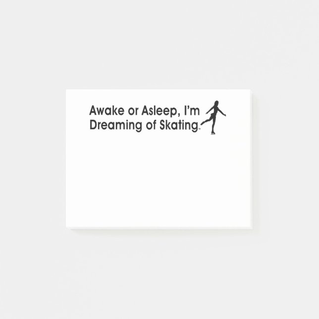 Post-it® Rêver SUPÉRIEUR du patinage (Devant)