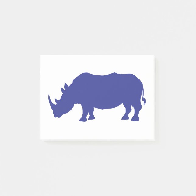 Post-it® Rhinoceros Silhouette (Devant)