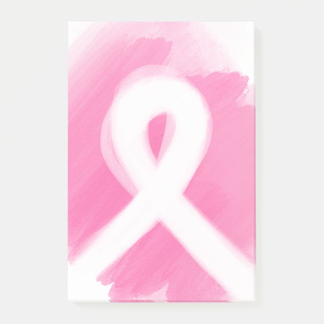 Post-it® Ribbon de sensibilisation au cancer du sein Aquare (Devant)