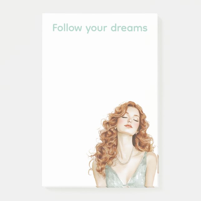 Post-it® Robe à mât rouge (Devant)