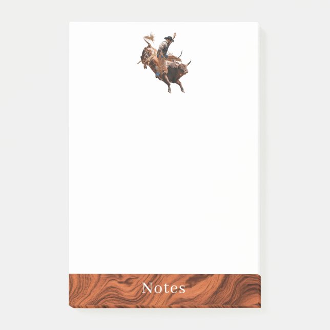 Post-it® Rodeo Bull Rider  (Devant)