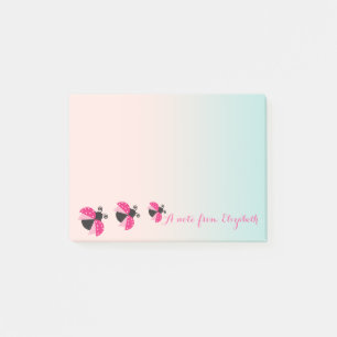 Post-it® Romantique Cute Lovely Stylé, Ladybugs