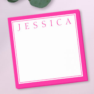 Post-it® Rose brillant Votre nom