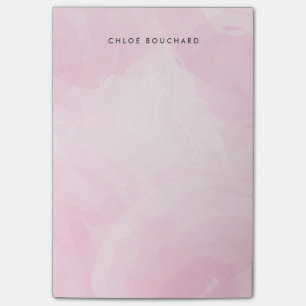 Post-it® Rose Chic aquarelle personnalisée