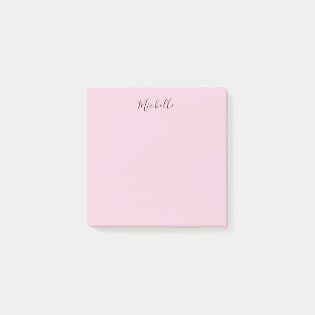 Post-it® Rose Clair Professionnel Écriture Manuscrite Class (Devant)