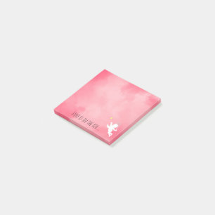 Post-it® Rose Cupidon Avec Tennis Racket Amour