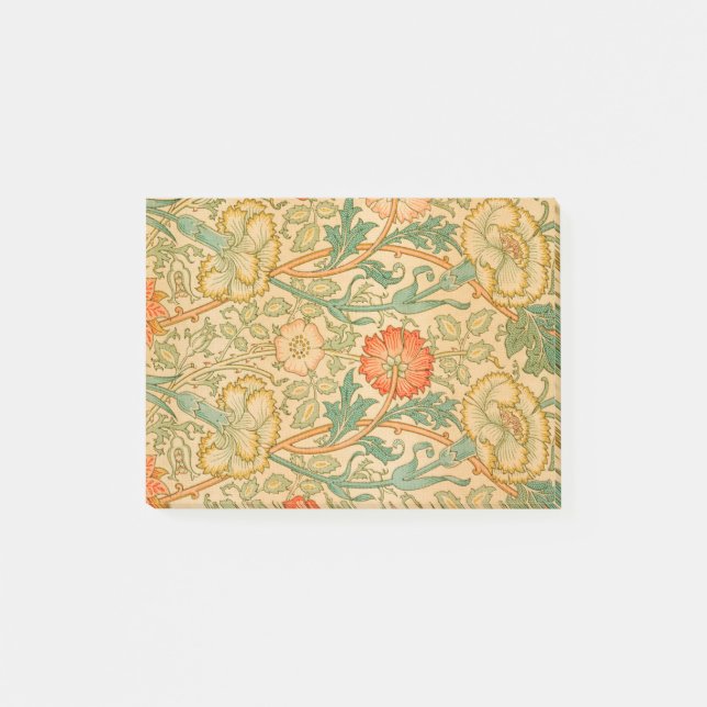 Post-it® Rose et Rose de William Morris (1834-1896). (Devant)