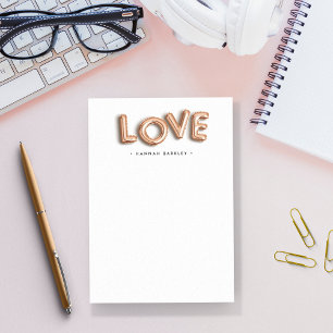 Post-it® Rose Gold LOVE   Personnalisé