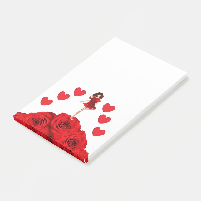 Post-it® Rose La danseuse (Incliné)