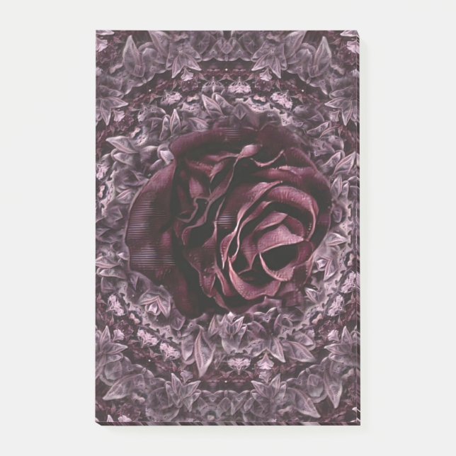 Post-it® Rose Mandala (Devant)