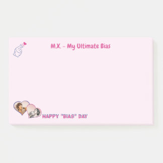 Post-it® Rose mignon minimaliste Kdrama Kpop 2 photos fémin