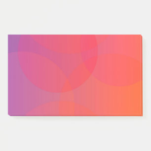 Post-it® rose, orange, moderne, simple, cool, art tendance