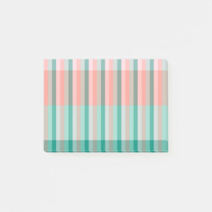 Post-it® Rose Pâle  Abricot Ambre Yucca et Arbor Vert Trans