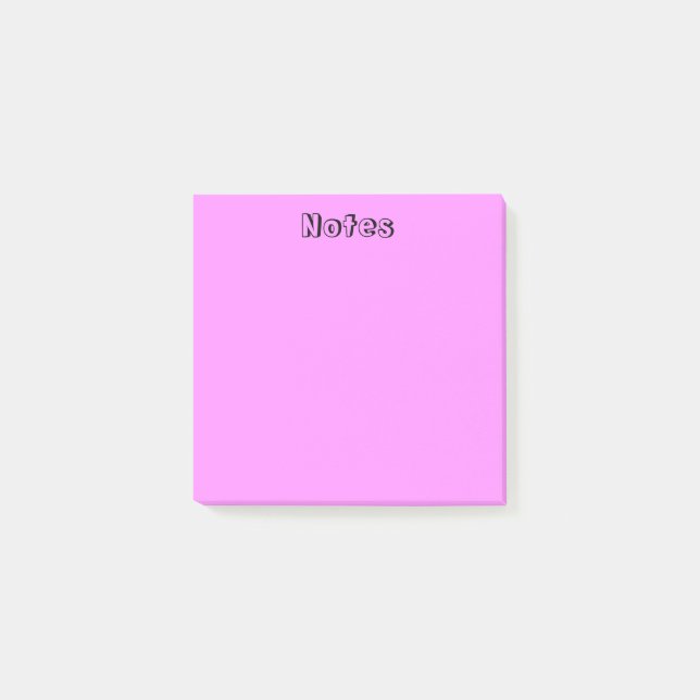Post-it® Rose Pastel (Devant)
