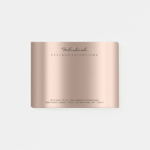 Post-it® Rose rose nacré de numéro de téléphone de Web 