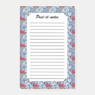 Post-it® Rose rouge Bleu Blancs